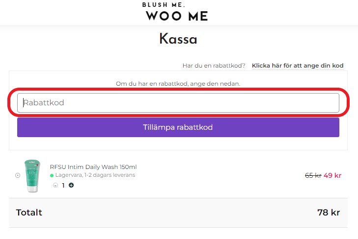 Hur använder man WooMe rabattkod banner